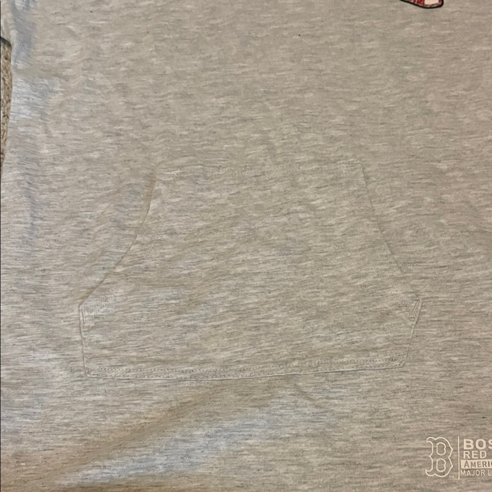 Gray Boston Red Sox Hooded Short Sleeve Tee - Picture 5 of 6